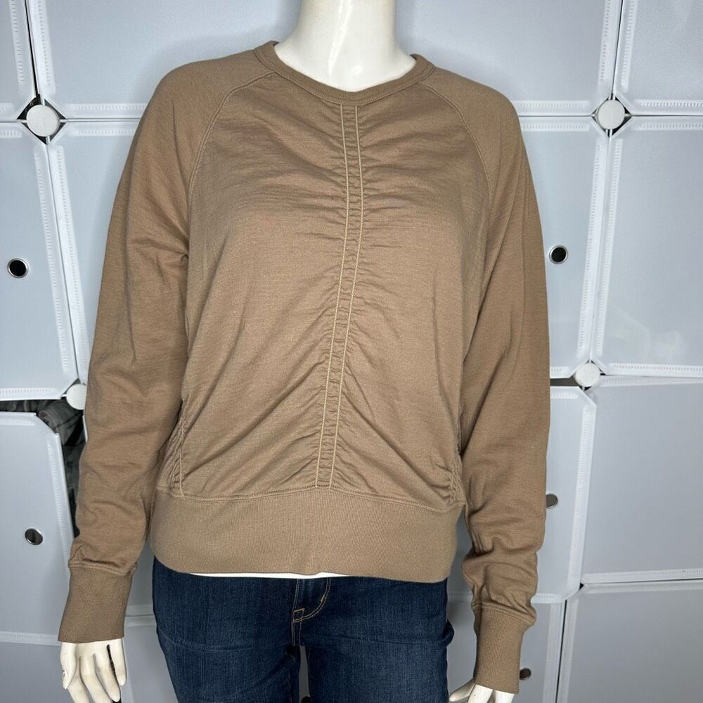 Athleta Puckered Light Sweatshirt Size Small